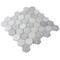 Apollo Tile Harbor Wht, 4.92 sq.ft 11.8 in. X12 in. Txtrd Carrara Hexagon Mrbl Msic Tile, 5PK APLBL9901CAEC06 - alternate 4